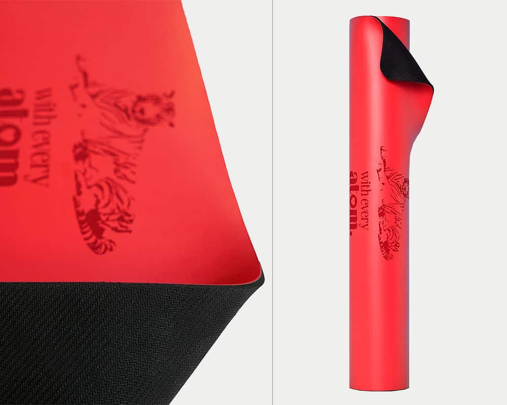 With Every Atom Natural Rubber Yoga Mat